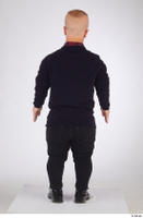  Jerome black jeans black oxford shoes blue sweatshirt casual dressed standing whole body 0005.jpg